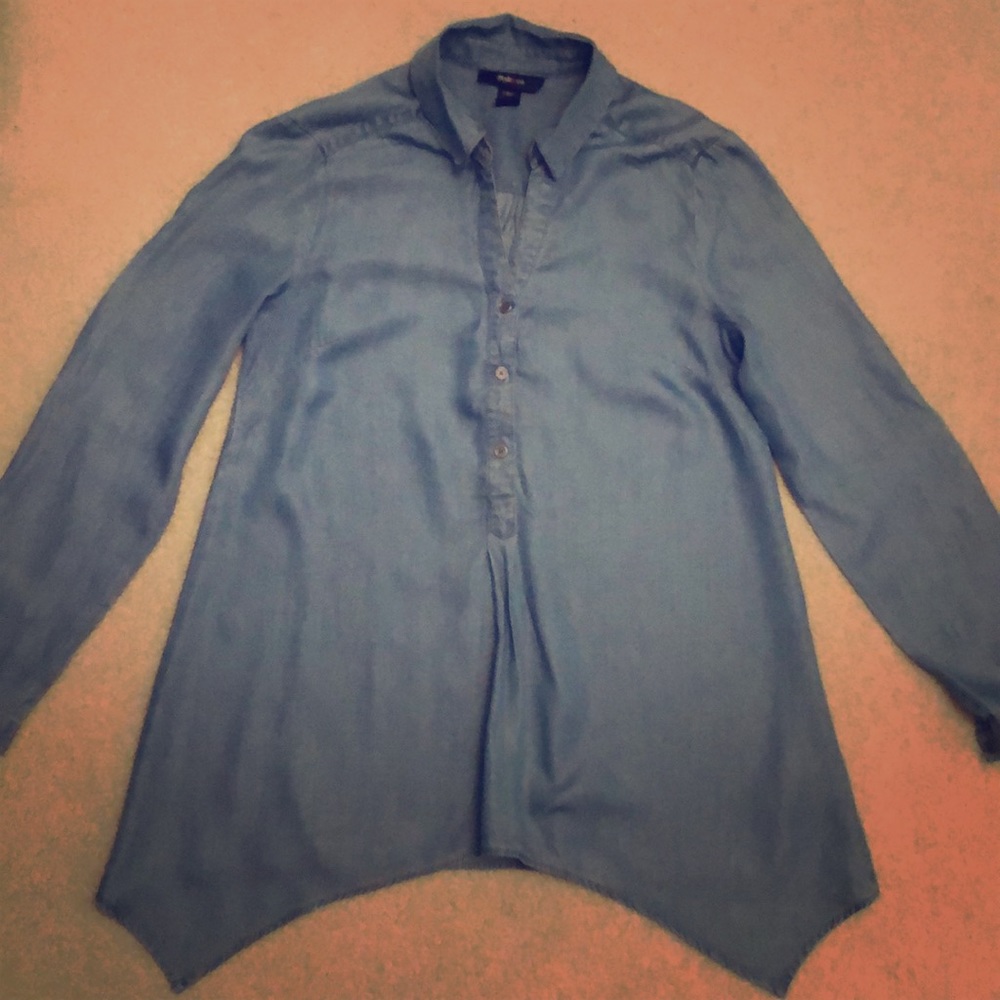 Button Up Jean Top